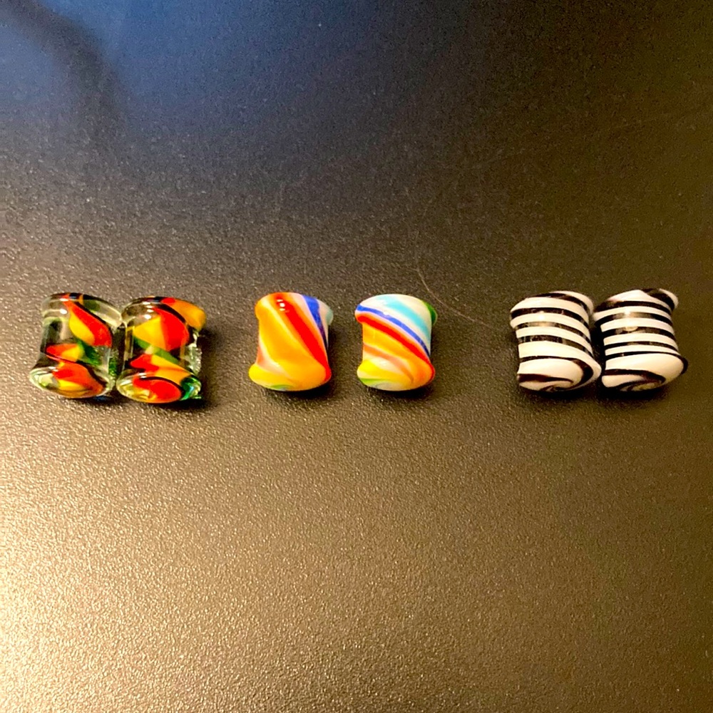 Glass Plugs 00 Gauge
